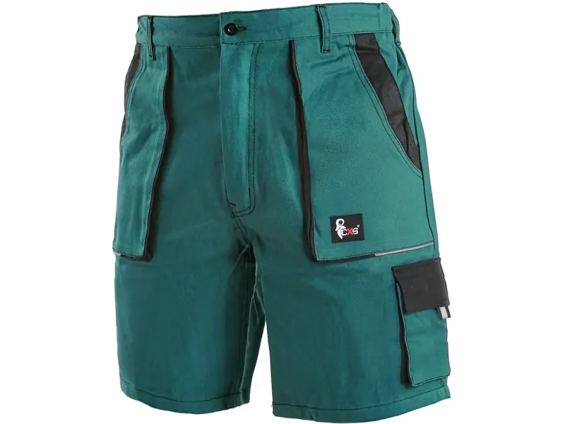 Kraťasy CXS LUXY TOMÁŠ, pánské, zeleno-černé, vel. 56